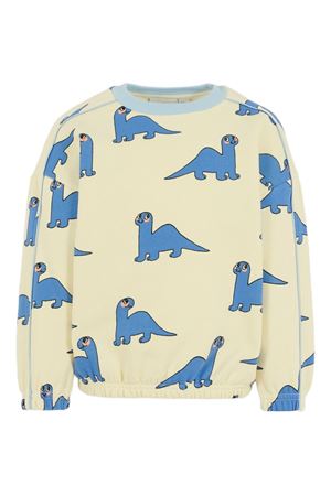 felpa in cotone bianco MINI RODINI KIDS | 2572011411OFFWHITE
